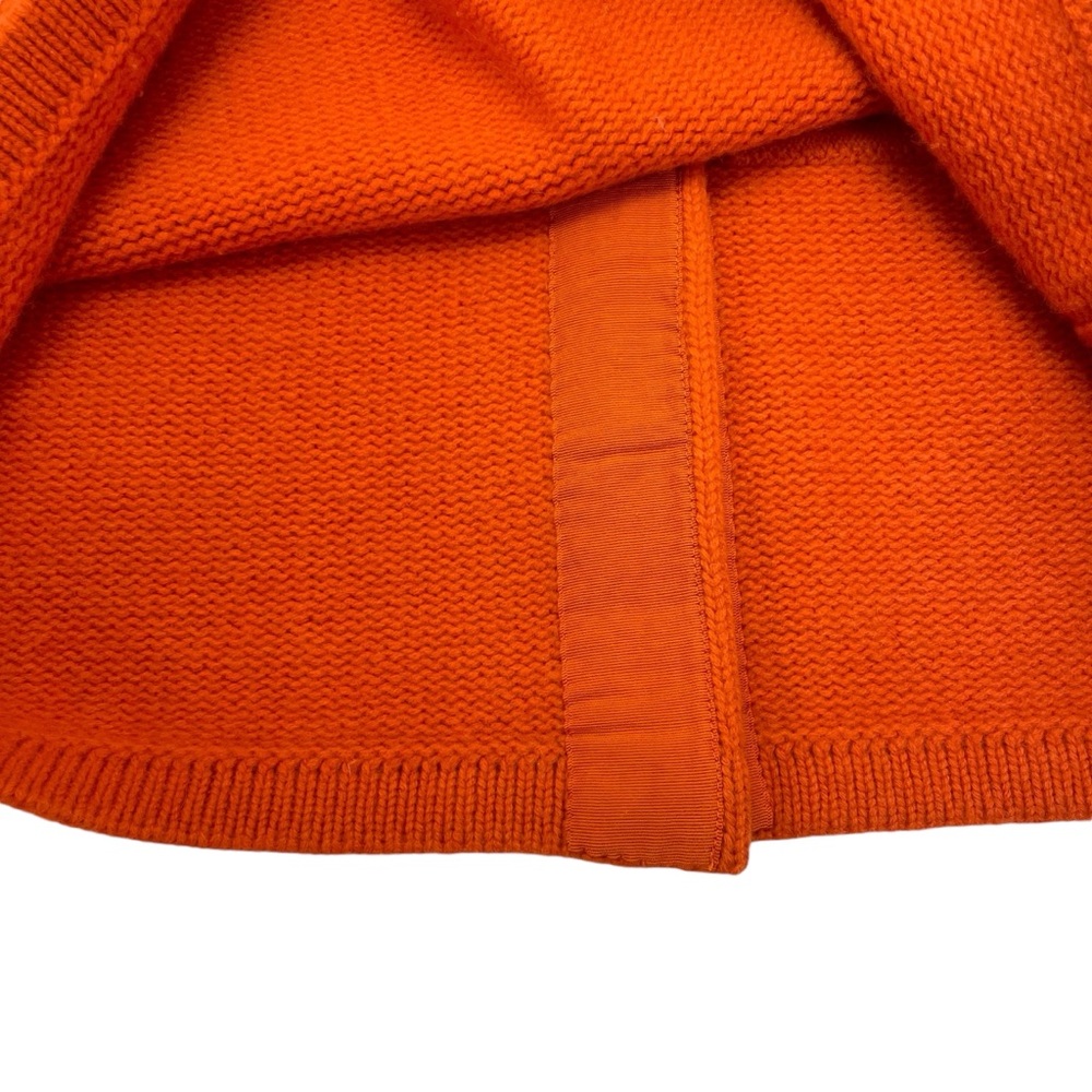 Marconi Cashmere & Wool Long Cardigan Medium Orange - Picture 13 of 15